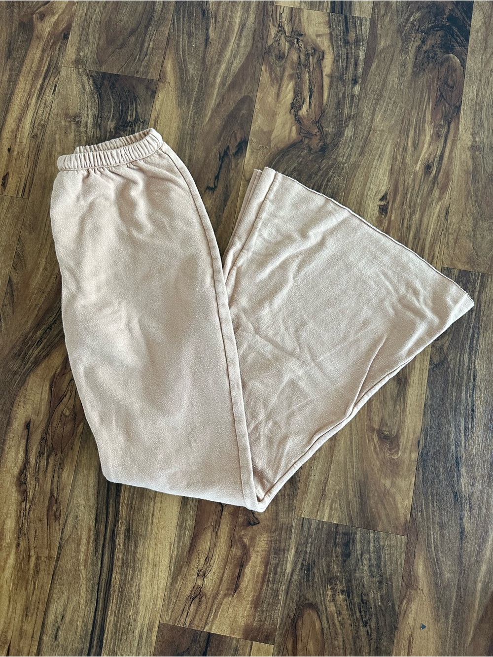 Women’s Super Flare Lounge Pants - Cream Pink